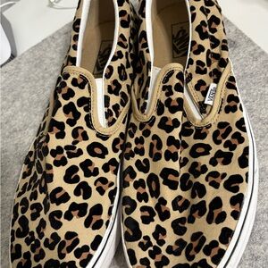 Vans Wild Leopard Slip-On Sneakers